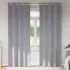 Perdele Opaque cu Inel 2 pcs Maro deschis 245 x 140 cm GartenMobel Dekor