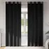 Perdele Opaque cu Inel 2 pcs Galben muștar 225 x 140 cm GartenMobel Dekor