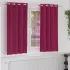 Perdele Opaque cu Inel 2 pcs Maro deschis 175 x 140 cm GartenMobel Dekor