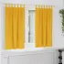 Perdele opace 2 pcs Gri deschis 140 x 175 cm Catifea GartenMobel Dekor