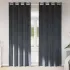 Perdele opace 2 pcs Gri deschis 140 x 245 cm Catifea GartenMobel Dekor