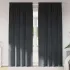Perdele opace 2 pcs Negru 140 x 260 cm Catifea GartenMobel Dekor