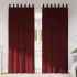Perdele opace 2 pcs Roșu Vin 140 x 260 cm Catifea GartenMobel Dekor