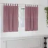 Perdele opace 2 pcs Gri deschis 140 x 140 cm Catifea GartenMobel Dekor