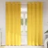 Perdele Opaque cu Inel 2 pcs Galben muștar 225 x 140 cm GartenMobel Dekor