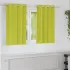 Perdele Opaque cu Inel 2 pcs Galben muștar 140 x 140 cm GartenMobel Dekor