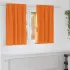 Perdele Opaque cu Inel 2 pcs Galben muștar 140 x 140 cm GartenMobel Dekor