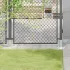 Baze stâlp pătrate 4 buc Antracit Oțel acoperit cu pulbere GartenMobel Dekor
