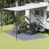 Covor camping exterior 450x250 cm, albastru-gri, polietilena