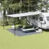 Covor pentru cort camping 500x400 cm, albastru-gri, polietilena