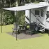 Covor pentru cort camping 300x250 cm, gri deschis, polietilena