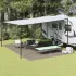 Covor pentru cort și camping 600x400 cm, gri deschis, polietilenă