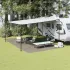 Covor pentru cort camping 700x400 cm, gri deschis, polietilena