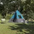 Cort Tipi Gri și Portocalie 383 x 338 x 217 cm tafta GartenMobel Dekor