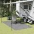 Covor pentru cort camping 800x350 cm, antracit, poliester