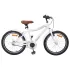 Bicicletă pentru Copii 18 Inci pentru 5-7 ani alb GartenMobel Dekor