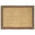 Covor din iuta handmade pentru living, 120x170 cm, gri natur