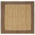 Covor din iută gri 160x160 cm, handmade, pentru living