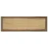 Covor de iuta gri inchis 80x250 cm, handmade, pentru interior