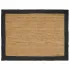 Covor living din iuta gri inchis 200x290 cm, handmade