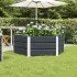 Jardinieră Antracit 129 x 129 x 45 cm Oțel GartenMobel Dekor