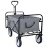 Trolley Manevrabil Pliabil Manual albastru 94 x 53 x 99 cm GartenMobel Dekor