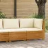 Set de lounge pentru grădină 2 Bucată Maro Lemn Solid de Acacia GartenMobel Dekor