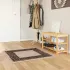 Covor Runner MARSA Gri 100 x 100 cm Poliester și PVC GartenMobel Dekor