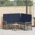 Set de canapele reclinabile pentru grădină 164 x 164 x 112 cm GartenMobel Dekor