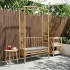 Arc de Grădină cu Bancă natural 115 x 50 x 205 cm Bambus GartenMobel Dekor