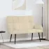 Canapea cu două locuri Verde închis 115 x 61 x 87 cm țesătură GartenMobel Dekor