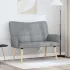Canapea cu două locuri Verde închis 115 x 61 x 87 cm țesătură GartenMobel Dekor