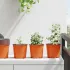 Vaza pentru flori 200 pcs Terracota Ø 15 x 13 cm Plastic GartenMobel Dekor