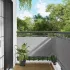 Ecran de balcon albastru 75 x 200 cm Oxford alu acoperit cu PU GartenMobel Dekor