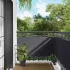 Ecran de balcon albastru 75 x 200 cm Oxford alu acoperit cu PU GartenMobel Dekor