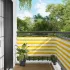 Ecran de balcon albastru 75 x 200 cm Oxford alu acoperit cu PU GartenMobel Dekor