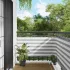 Ecran de balcon albastru 75 x 200 cm Oxford alu acoperit cu PU GartenMobel Dekor