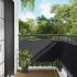 Ecran de balcon albastru 75 x 200 cm Oxford alu acoperit cu PU GartenMobel Dekor