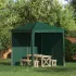 Perete lateral pentru cort de petrecere 2 pcs Verde PE și oțel GartenMobel Dekor
