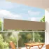Awning lateral 100% poliester, fier, oțel GartenMobel Dekor