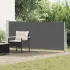 Jaluzea laterală retractabilă Antracit 500 x 117 cm Poliester GartenMobel Dekor