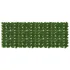 Ecran de balcon cu frunze decorative verde, 200 x 75 cm, rezistent UV