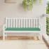 Pernă de bancă de grădină, verde, 180x50x3 cm, textil oxford GartenMobel Dekor
