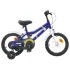 Bicicletă pentru Copii 16 Inci pentru 4-6 ani Albastru Alb GartenMobel Dekor