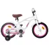 Bicicletă pentru Copii 16 Inci pentru 4-6 ani Alb GartenMobel Dekor