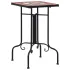Masă laterală cu mozaic, albastru și alb, ceramică GartenMobel Dekor