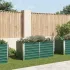 Strat înălțat de grădină, verde, 160x80x45 cm, oțel galvanizat GartenMobel Dekor