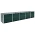 Strat înălțat de grădină, verde, 160x80x45 cm, oțel galvanizat GartenMobel Dekor