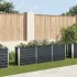 Strat înălțat de grădină antracit 240x40x45 cm oțel galvanizat GartenMobel Dekor