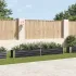 Strat înălțat de grădină antracit 240x40x45 cm oțel galvanizat GartenMobel Dekor